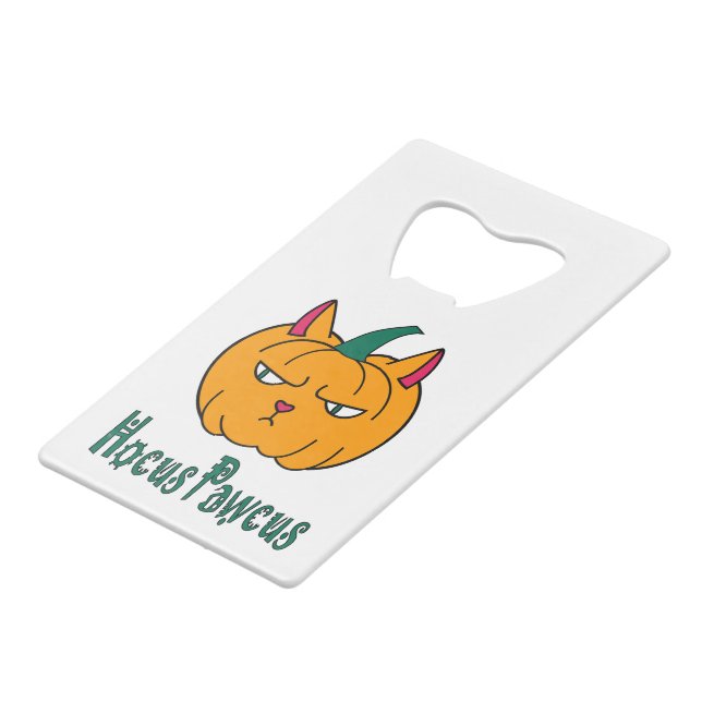 Hocus pawcus Halloween pumpkin ginger cat magic (Back Angled)