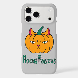 Hocus pawcus Halloween pumpkin ginger cat magic