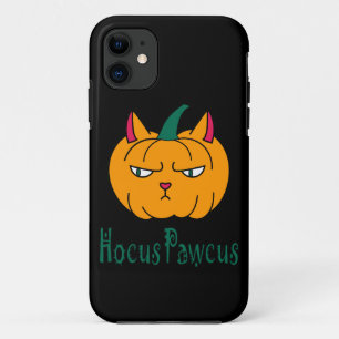 Hocus pawcus Halloween pumpkin ginger cat magic Case-Mate iPhone Case