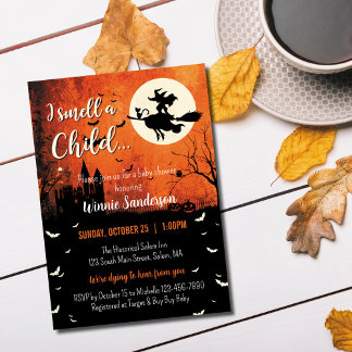 Hocus Pocus Baby Shower Invitation