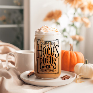 Hocus Pocus Beer Can Glass