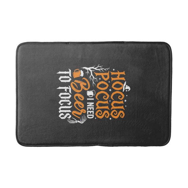 Hocus Pocus Beer Halloween Design_1 Bath Mat (Front)