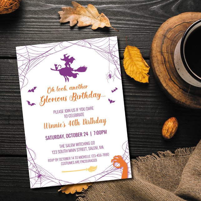 Hocus Pocus Birthday Invitation (Creator Uploaded)