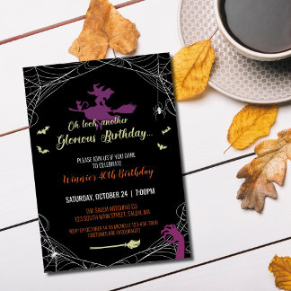 Hocus Pocus Birthday Invitation