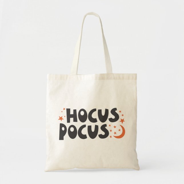 Hocus Pocus cat pumpkin halloween spooky Tote Bag (Front)