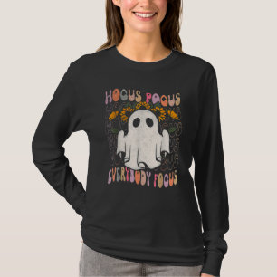 Hocus Pocus Everybody Focus Teacher Spooky Pumpkin T-Shirt