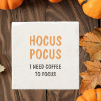 Hocus Pocus Funny Halloween Quote | Orange