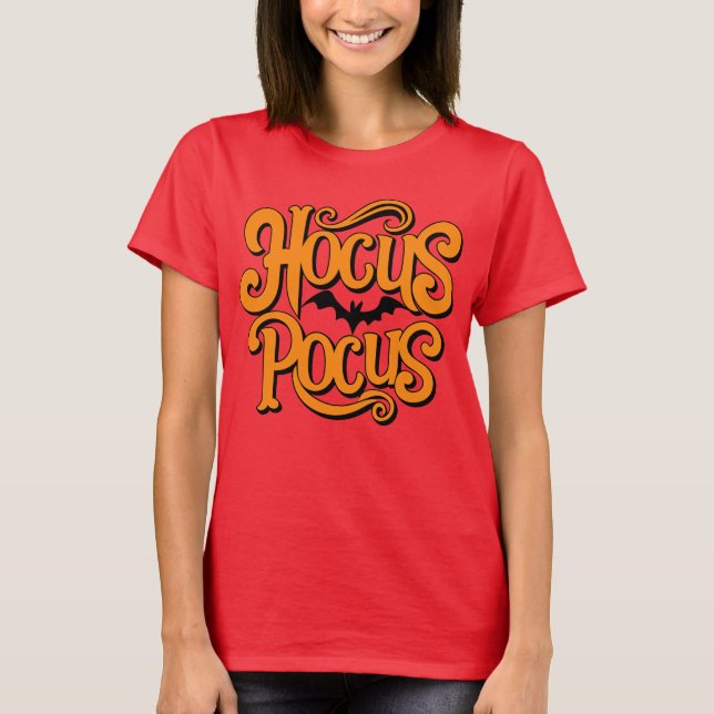 Hocus Pocus Halloween T-Shirt (Front)