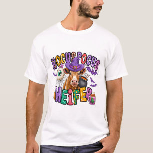 Hocus Pocus Heifer Halloween Cow T-Shirt