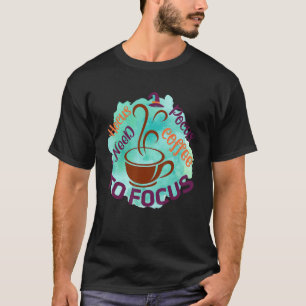 Hocus Pocus I Need Coffee to Focus Halloween Teach T-Shirt