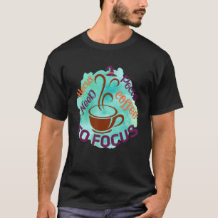 Hocus Pocus I Need Coffee to Focus Halloween Teach T-Shirt