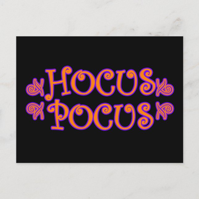 Hocus Pocus Postcard (Front)