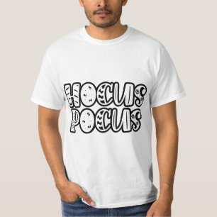 Hocus Pocus Retro Typography T-Shirt - Minimalist 