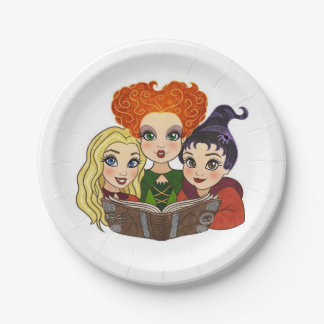 Hocus pocus Sisters Paper Plate