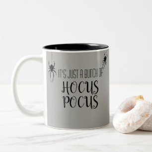 Hocus Pocus Spider Halloween Pillow Two-Tone Coffee Mug