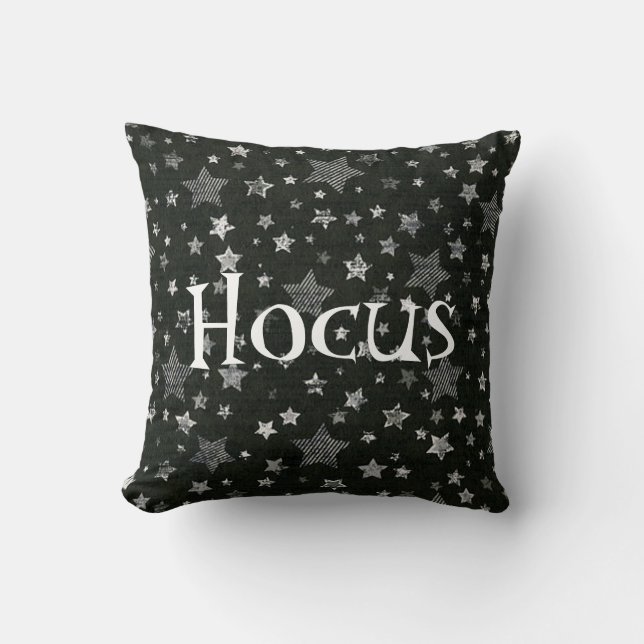 Hocus Pocus Throw Pillow (Front)
