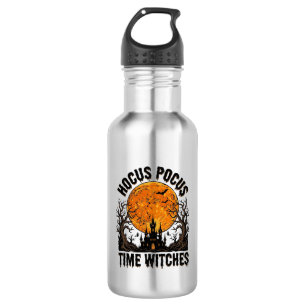 Hocus Pocus Time Witches Vintage Halloween Shirt D 532 Ml Water Bottle