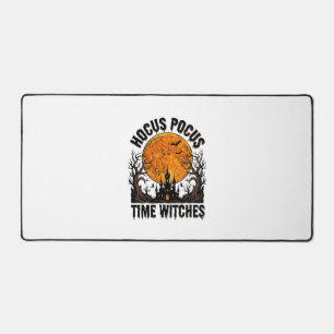 Hocus Pocus Time Witches Vintage Halloween Shirt D Desk Mat