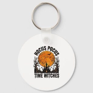 Hocus Pocus Time Witches Vintage Halloween Shirt D Key Ring