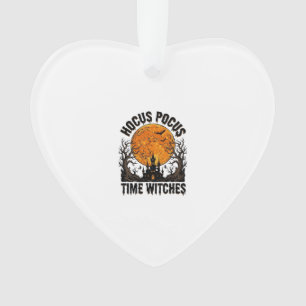 Hocus Pocus Time Witches Vintage Halloween Shirt D Ornament