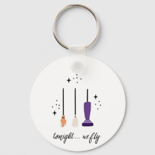 Hocus Pocus Tonight We Fly Keychain