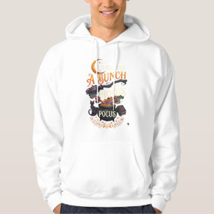 Hocus Pocus Witch Broom Black Cat Magic Cauldron H Hoodie