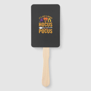 Hocus Pocus Witch Halloween Vector Design Hand Fan