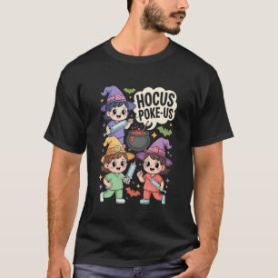 Hocus Poke-Us Nurse Witch Halloween Costume Humour T-Shirt