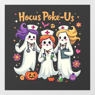 Hocus-Poke Us Nursing Spooky Halloween Ghost 