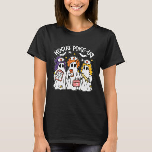 Hocus Poke-us Witch Nurse Halloween Medical Lab Te T-Shirt