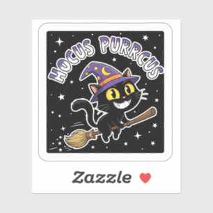 Hocus Purrcus – Magic Cat Halloween Sticker