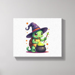Hocus Shellcus Turtle Canvas Print