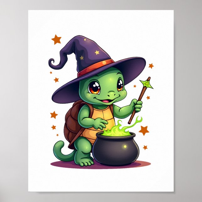 Hocus Shellcus Turtle Poster (Front)