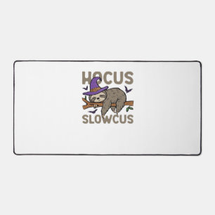 Hocus Slowcus Funny Halloween Sloth Classic T-Shir Desk Mat