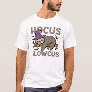 Hocus Slowcus Funny Halloween Sloth Classic T-Shir T-Shirt