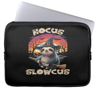 Hocus Slowcus Sloth lovers Halloween costume tee E Laptop Sleeve