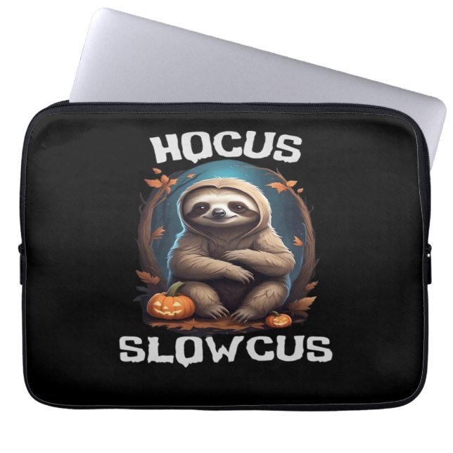 Hocus Slowcus Sloth lovers Halloween costume tee E Laptop Sleeve (Front)
