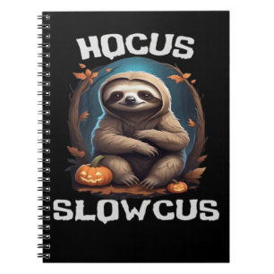 Hocus Slowcus Sloth lovers Halloween costume tee E Notebook