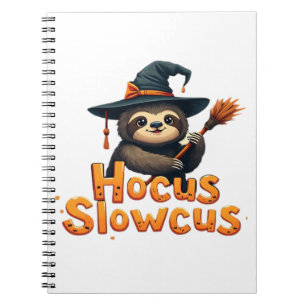 Hocus Slowcus Sloth lovers Halloween costume tee E Notebook
