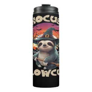 Hocus Slowcus Sloth lovers Halloween costume tee E Thermal Tumbler