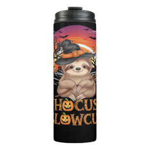 Hocus Slowcus Sloth lovers Halloween costume tee E Thermal Tumbler