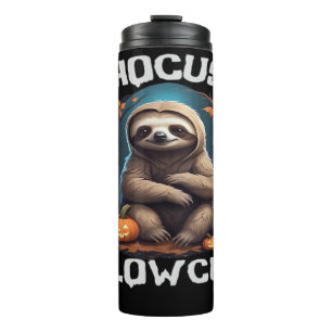 Hocus Slowcus Sloth lovers Halloween costume tee E Thermal Tumbler
