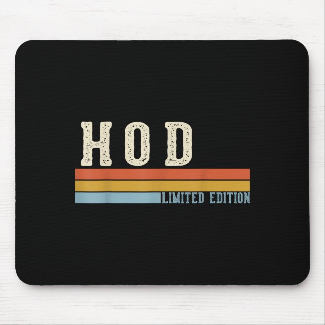 HOD Head of Department Week Back to School Mouse Pad (Front)