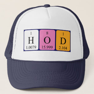 HoD periodic table word hat