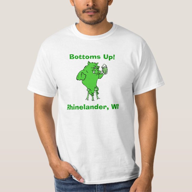 HODAG DESIGN ~ SHIRTS ~ RHINELANDER WISCONSIN (Front)