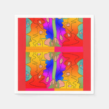 Hodge Podge Party Paper Napkin