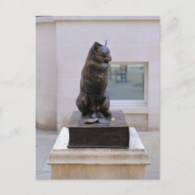 Hodge the Cat, Holborn, London UK Postcard (Front)