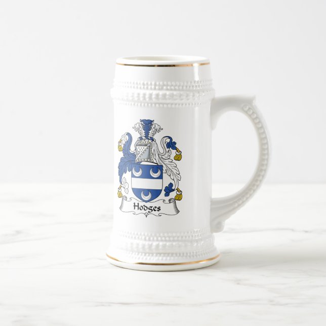 Hodges Family Crest Beer Stein (Right)