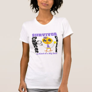 Hodgkins Disease Survivor Chick Ribbon T-Shirt