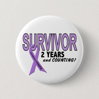 Hodgkins Lymphoma 2 Year Survivor 6 Cm Round Badge